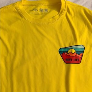 Reel Life Yellow Mens Long Sleeve